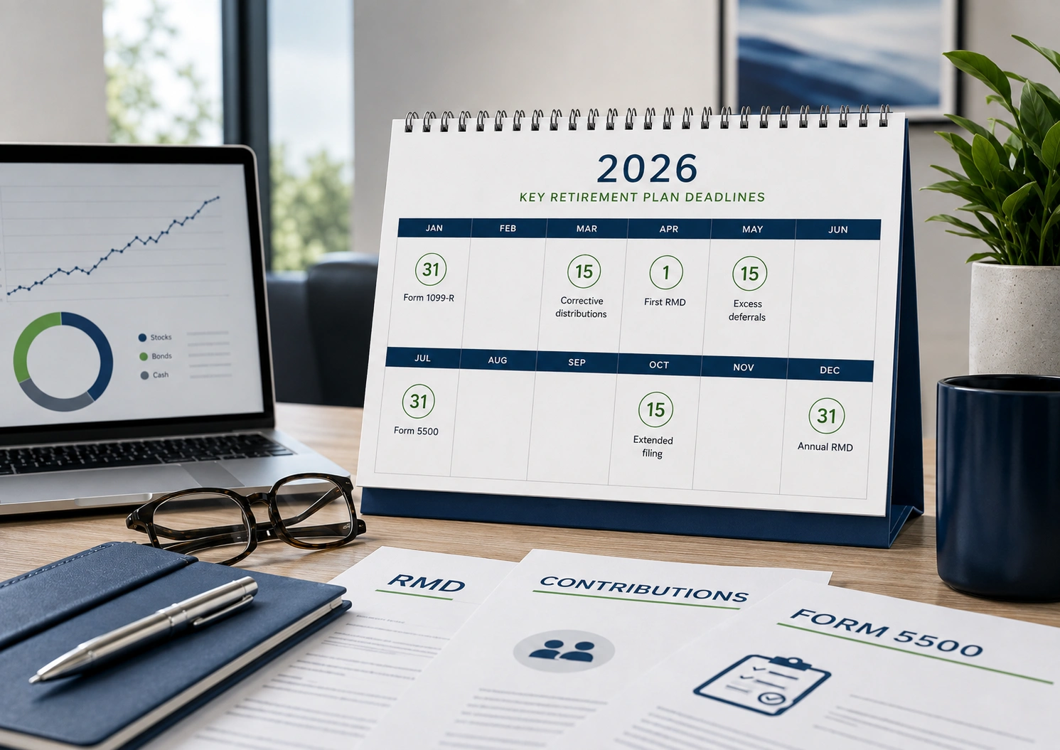 Retirement Plan Deadlines: When RMDs, Contributions, and the Form 5500 Are Due