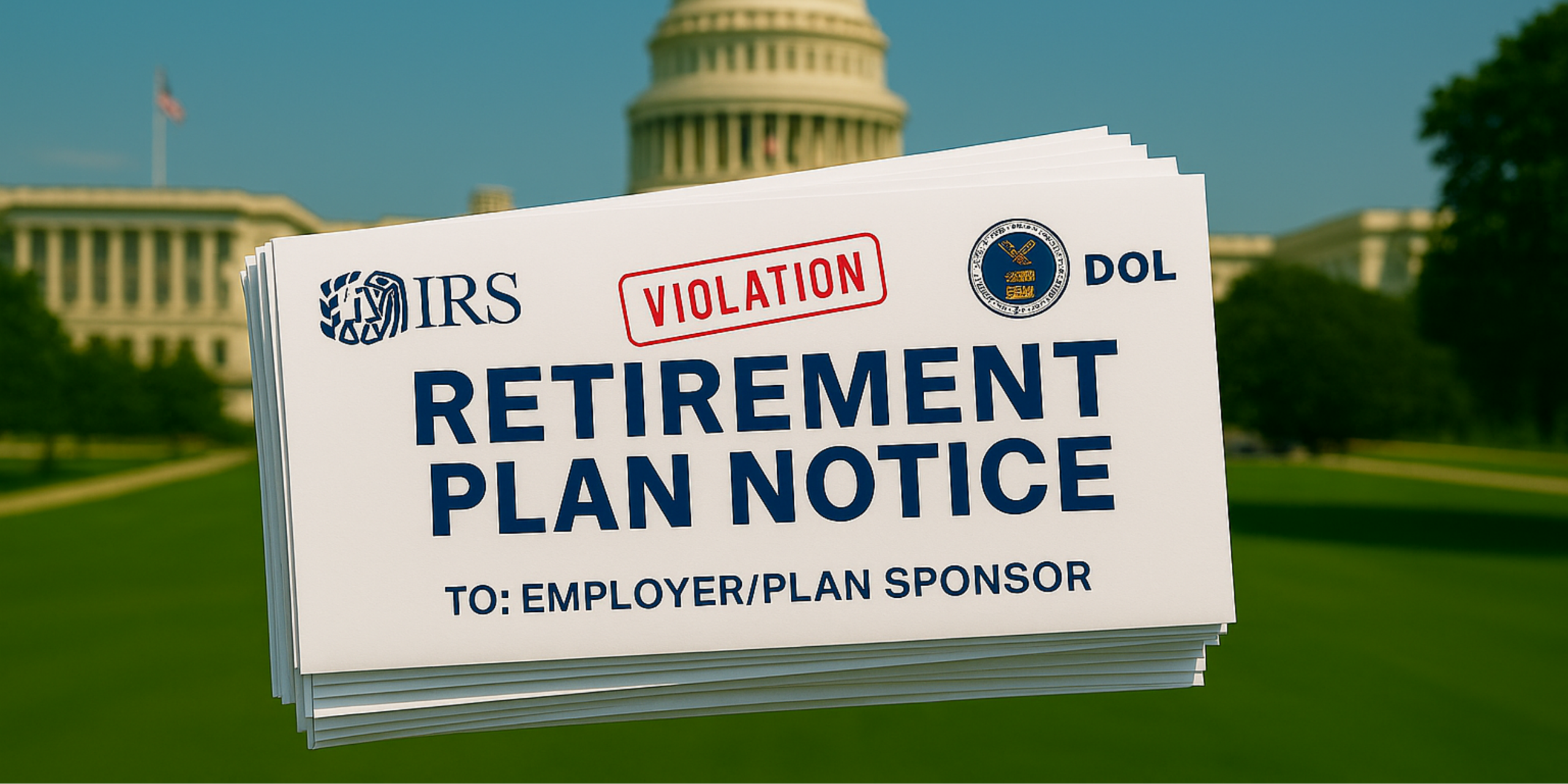 Received an IRS or DOL Retirement Plan Notice? What It Means and How to Fix It