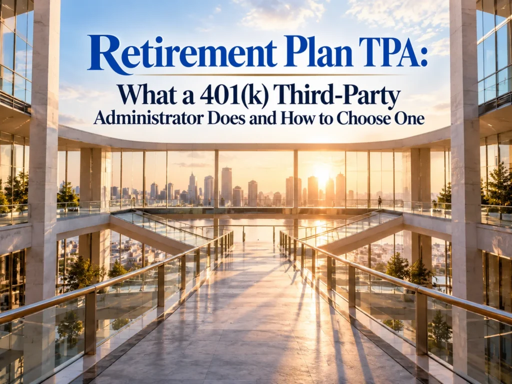Employer reviewing 401(k) plan administration and compliance testing with a third-party administrator